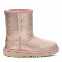 Promo ๐ Ugg Classic Glitter Boot for Kids' ๐ฅพ Boots Colour Rose Gold ๐
