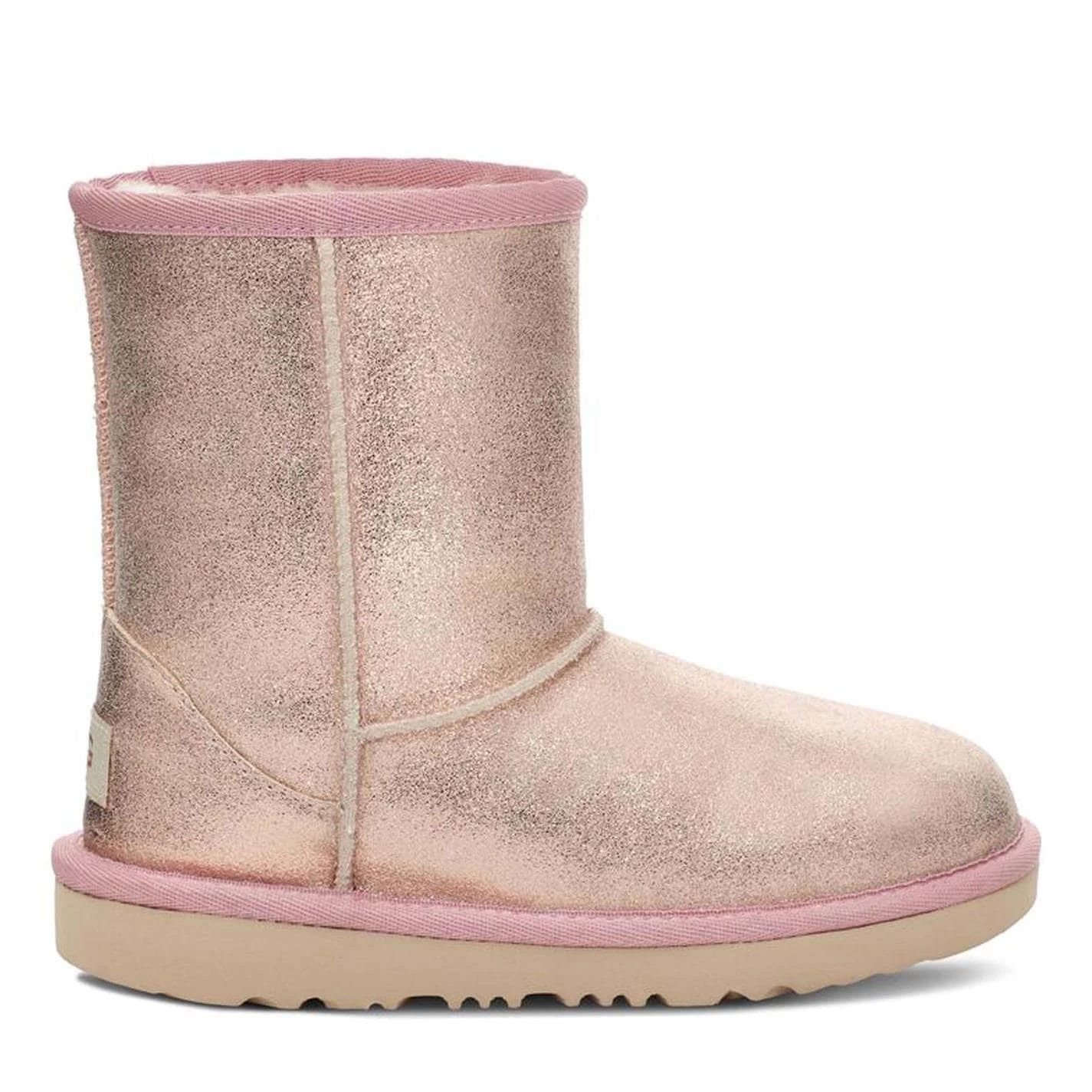 Promo π Ugg Classic Glitter Boot for Kids' π₯Ύ Boots Colour Rose Gold π