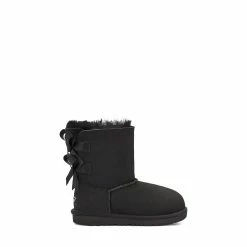 Buy 🤩 Ugg Ugg Bailey Bow II Ch00 for Kids' 🥾 Boots Colour Black 😀