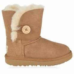 Best deal โญ Ugg ๐ง Girls Bailey Button ๐ฅพ Boots for Kids' ๐ฅพ Boots Colour Chestnut โจ