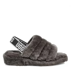 New 🥰 Ugg Ugg Fluff Yea Sliders for 👩 Women's Slippers Colour Charcoal 🌟