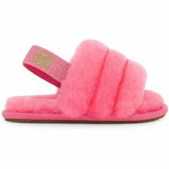 Hot Sale ๐ Ugg Fluff Yeah Slippers for Kids' Slippers Colour Pink Rose ๐