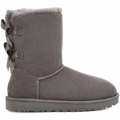 Hot Sale 😍 Ugg Bailey Bow II 🥾 Boots for 👩 Women's 🥾 Boots Colour Grey 🌟
