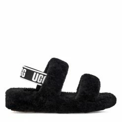 Brand new โญ Ugg Oh Yeah Slide On Slippers for ๐ฉ Women's Slippers Colour Black ๐คฉ