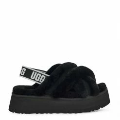 New ✨ Ugg Ugg Disco Cross Slippers 👩 Womens for 👩 Women's Slippers Colour Black ⭐