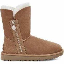 Flash Sale 💯 Ugg Ugg Bailey Zip Shrt Ld00 for 👩 Women's 🥾 Boots Colour Chestnut 👏