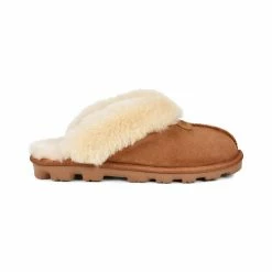 Deals ✨ Ugg Ugg Coquette Slpr Ld00 for 👩 Women's Slippers Colour Chestnut 🔔