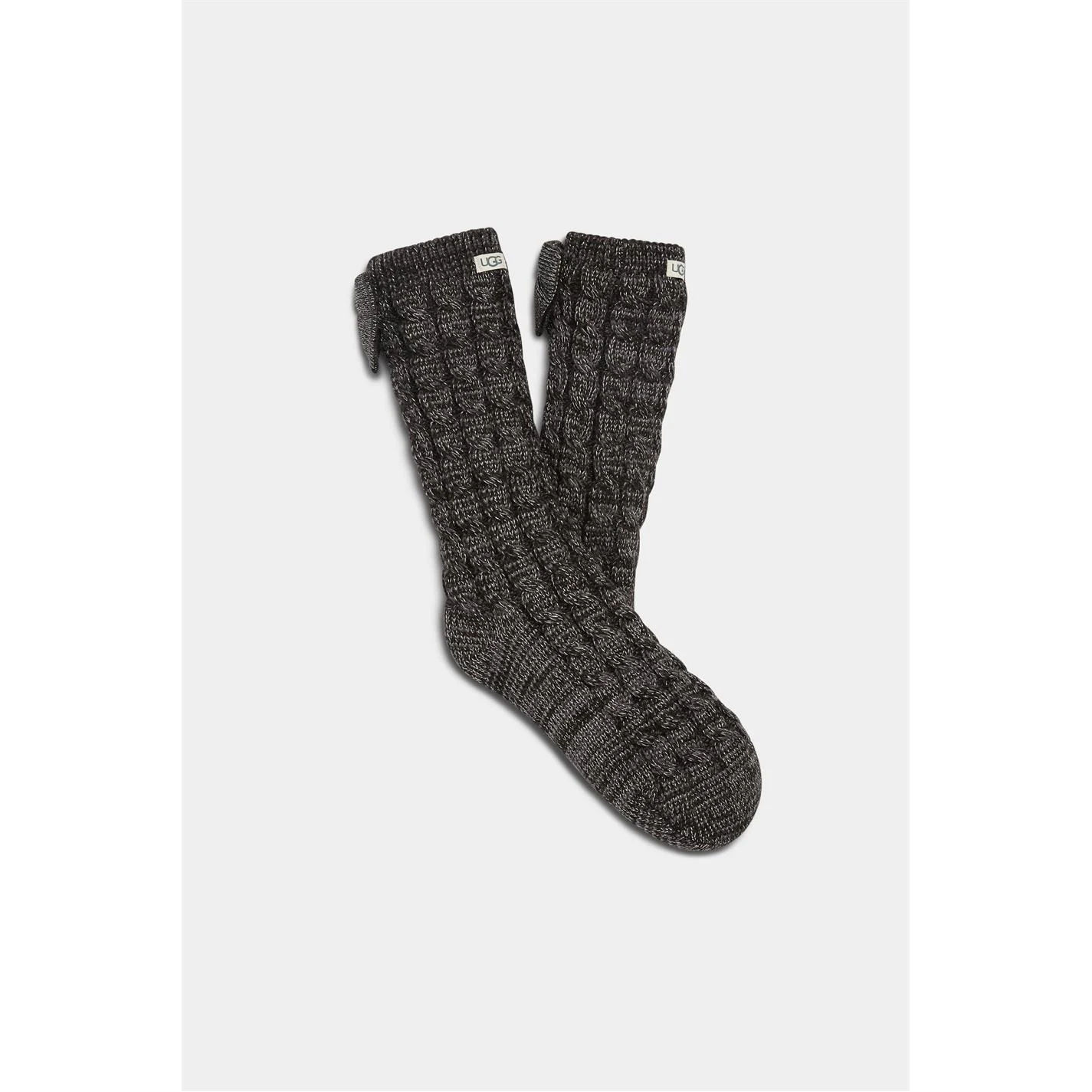 Best Sale ๐ Ugg Laila Fleece Sock for ๐ฉ Women's ๐งฆ Socks Colour Charcoal/Silver โจ