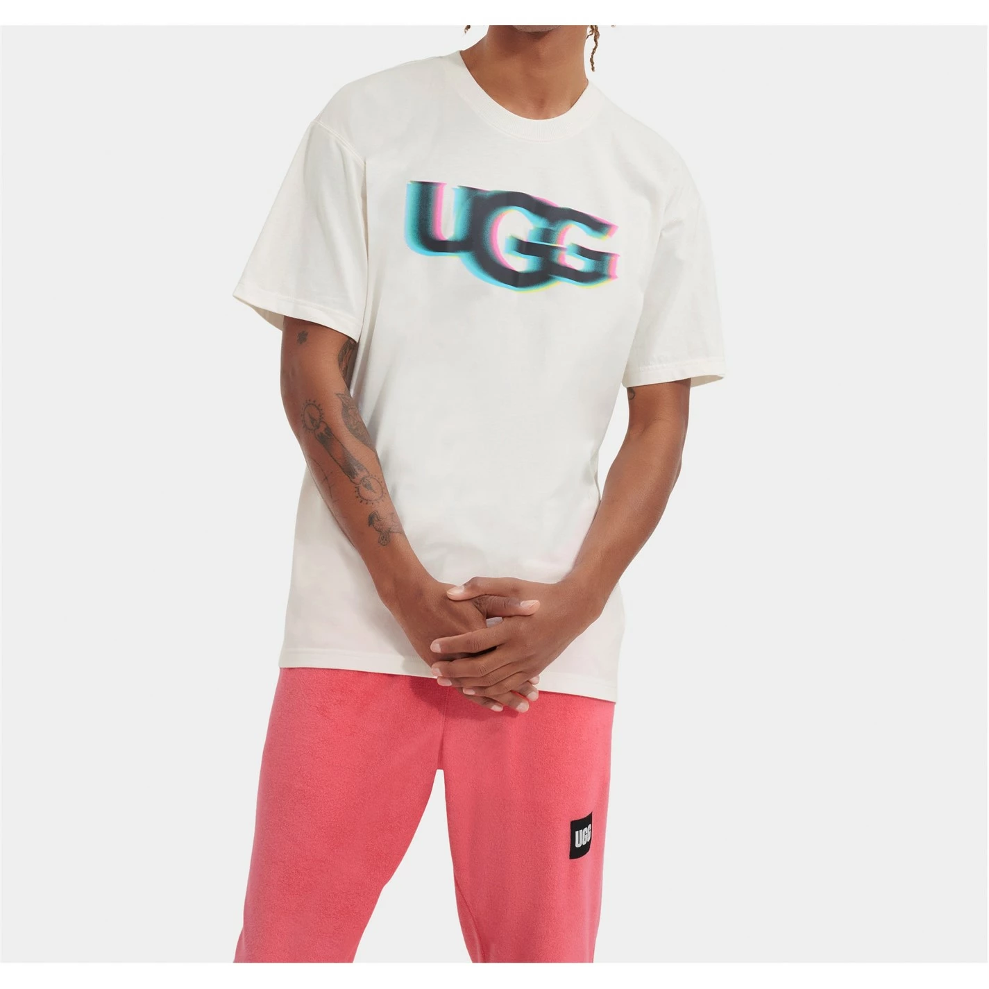 Wholesale ๐ Ugg Rhett Short Sleeve Logo T ๐ Shirt for T-Shirts Colour Nimbus Blur โ