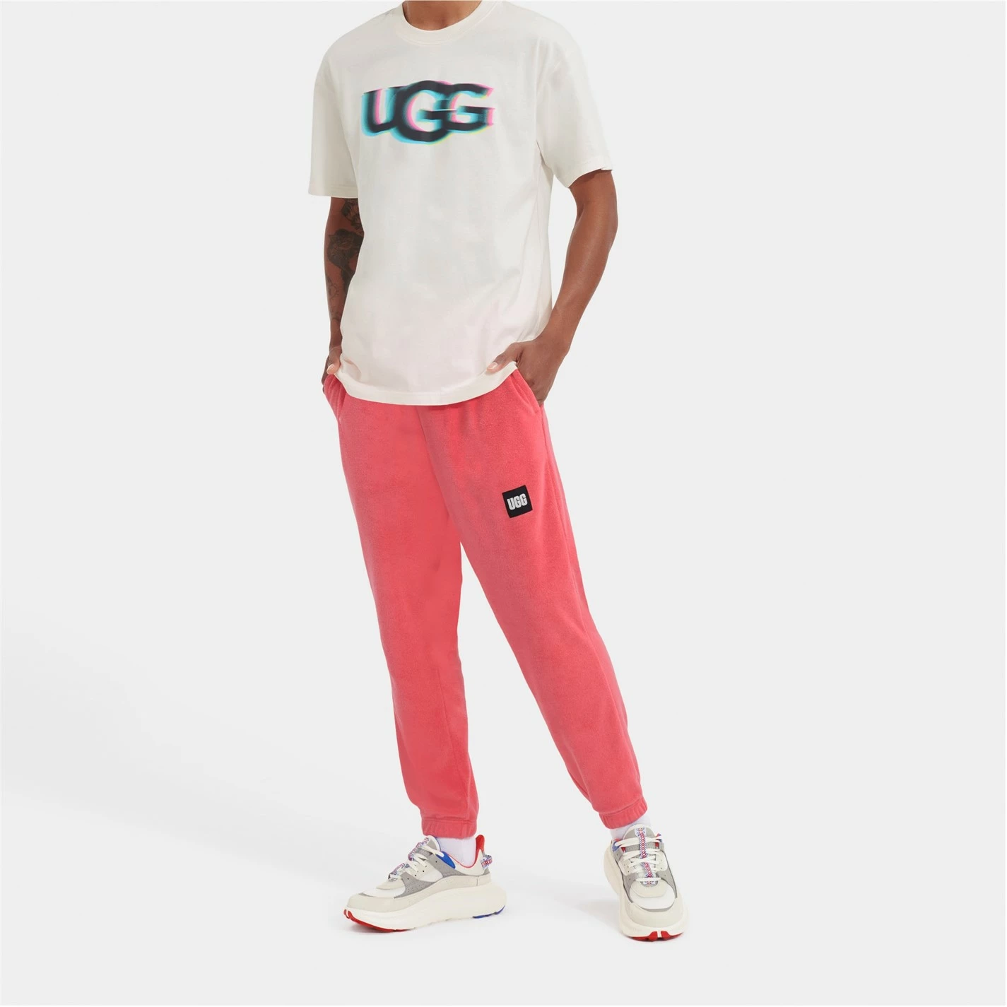 Wholesale ๐ Ugg Rhett Short Sleeve Logo T ๐ Shirt for T-Shirts Colour Nimbus Blur โ - Image 3