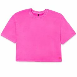 Best Sale 😍 Ugg Tana Crop T 👚 Shirt for Tops Colour Taffy Pink 💯