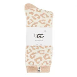 Wholesale 👍 Ugg Ugg Leslie Crew Ld24 for 👩 Women's 🧦 Socks Colour Nat Leo ⌛
