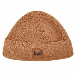 Hot Sale ⌛ Ugg Sherpa Beanie for Ladies Hats Colour Camel ✨