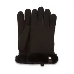 Promo 🧨 Ugg Shorty Trim Gloves for Ladies' Gloves Colour Black BLK 🛒
